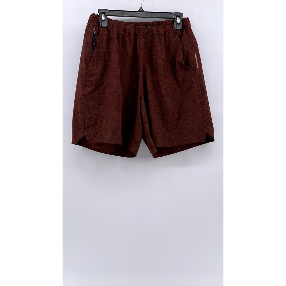 REI Men's Burgundy Drawstring Swim Trunks SZ L